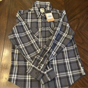 The North Face Men’s Valley Twill Flannel Shirt Vanadis Grey size medium New